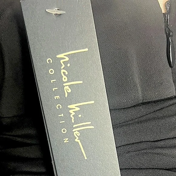 NICOLE MILLER NWT HALTER DRAPE MINI DRESS - Picture 8 of 12